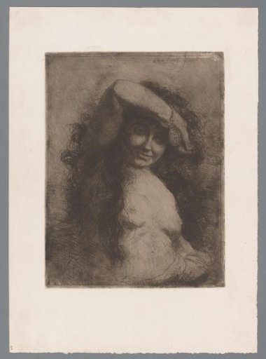Woman with Bare Torso