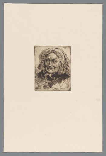 Portrait of an Unknown Old Woman