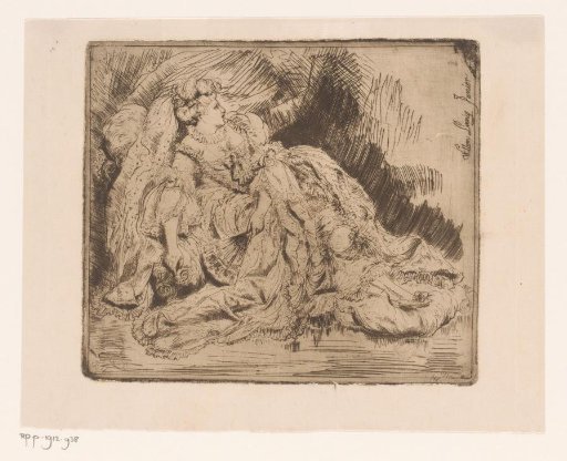 Resting actress