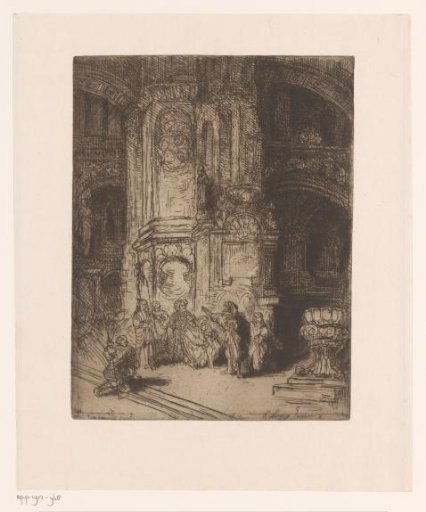 Interior of a synagogue