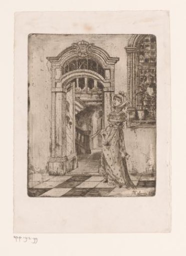 Lady in a doorway