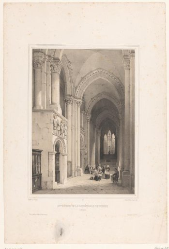Interior of the Cathedral of Saint-Maurice at Vienne