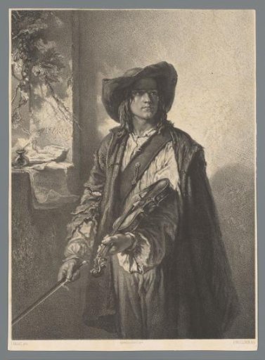 Man with a violin