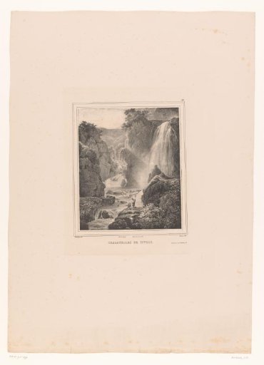 View of the Waterfalls of Tivoli