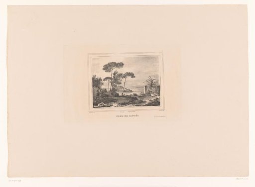 View of the Island of Capri in the Bay of Naples