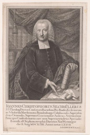 Portrait of Johann Christoph Silchmüller