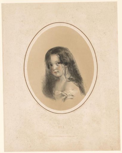 Portrait of an unknown girl with veil