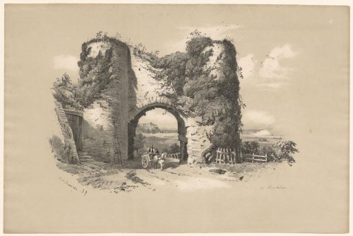 Horse and Cart at the Strand Gate