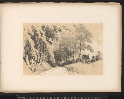 Landscape with Two Figures by a Country Road