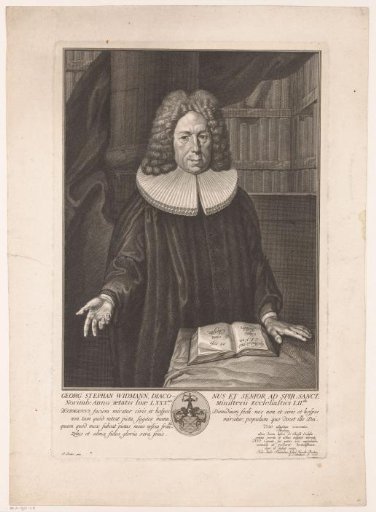 Portrait of Georg Stephan Widmann