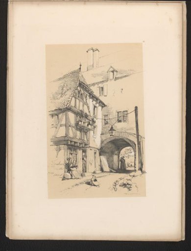 Street in Traben on the Moselle