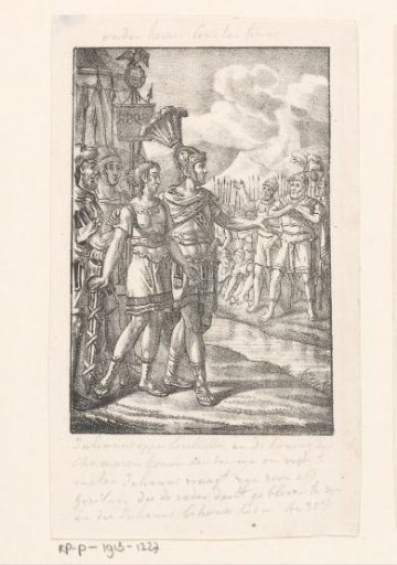 Julian and the king of the Chamavi at the Rhine