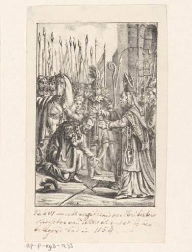 Dirk VI Begging the Bishop of Utrecht for Forgiveness