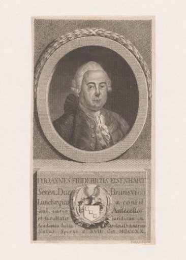 Portrait of Johann Friedrich Eisenhart