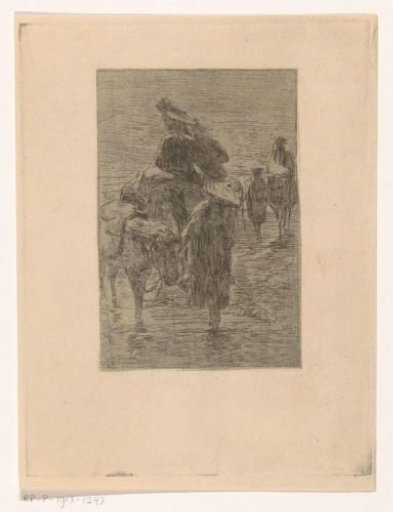 Woman on a Donkey