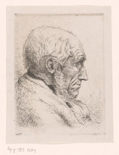 Head of an old man