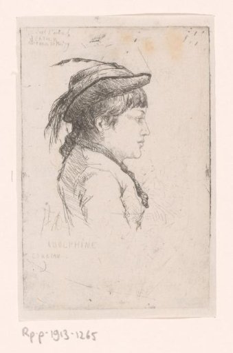 Girl with hat on