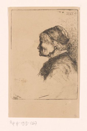 Head of an old woman