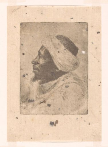 Portrait of a man with turban