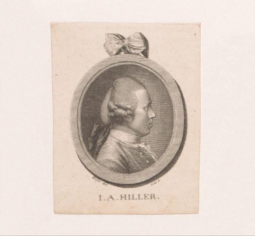 Portrait of Johann Adam Hiller