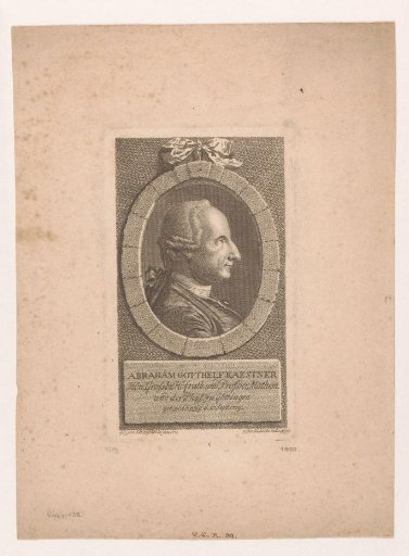 Portrait of Abraham Gotthelf Kaestner