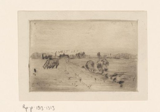 Meadow with sheep