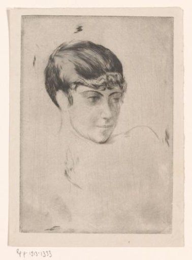 Head of a girl