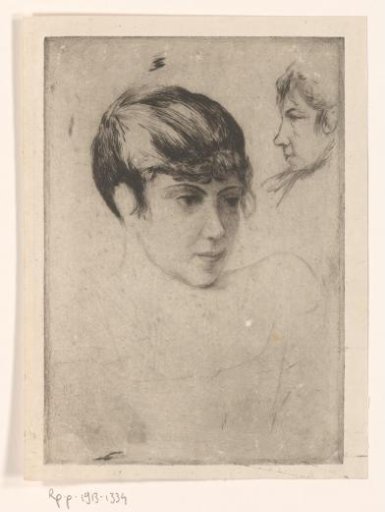 Head of a girl