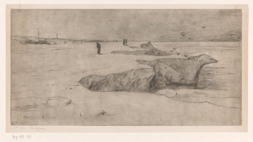 Frozen North Sea near Scheveningen, 1891