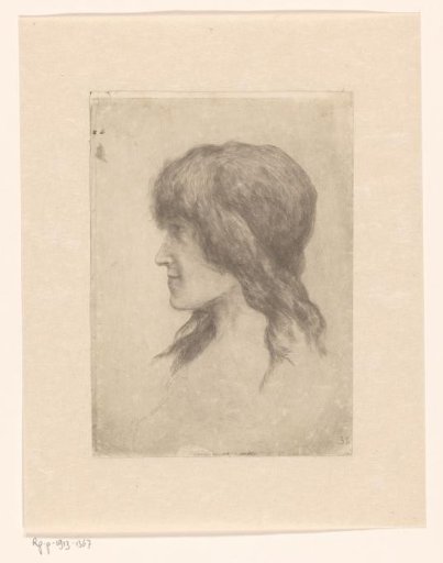Head of a young woman