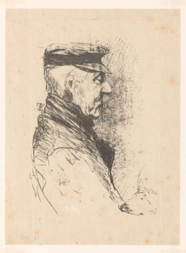 Old man with a cap
