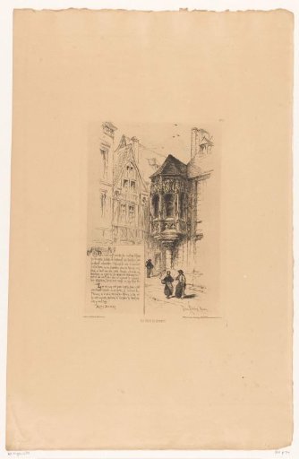 View of the Hotel de Bourgtheroulde in Rouen