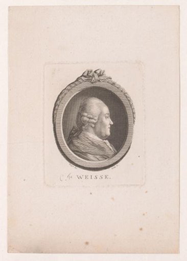 Portrait of Christian Felix Weisse