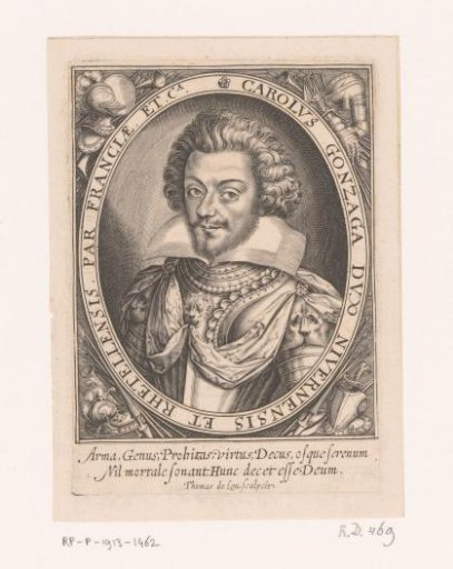 Portrait of Charles I Gonzaga, Duke of Mantua and Montferrat