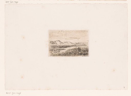 Dune landscape with two figures