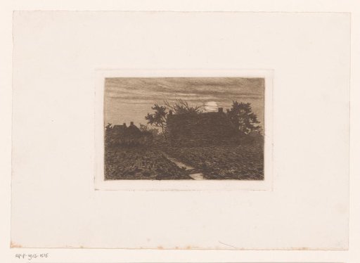 Landscape with a farmhouse by a stream