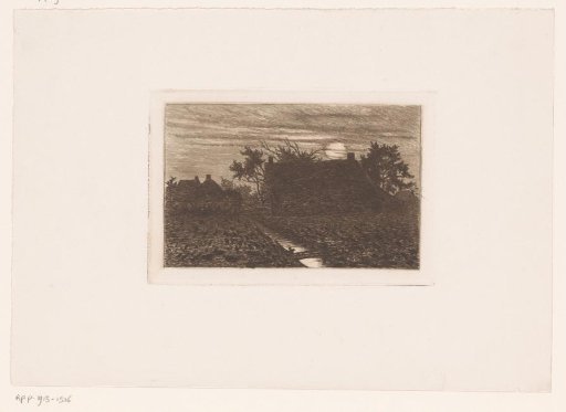 Landscape with a farmhouse by a stream