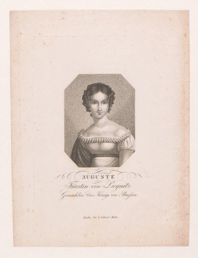 Portrait of Auguste von Liegnitz
