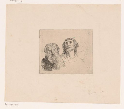 Study of Christ with two figures