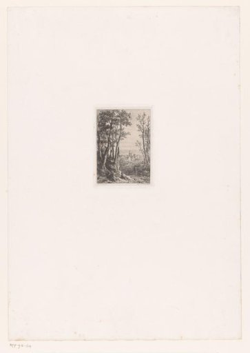 Landscape with a view of a city