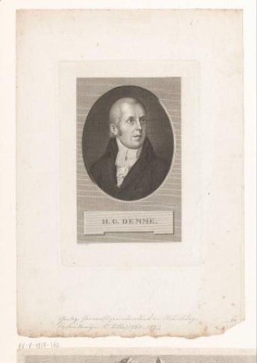 Portrait of Hermann Christian Gottfried Demme