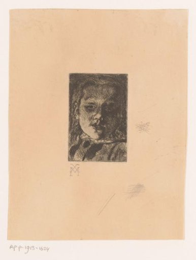 Head of a girl