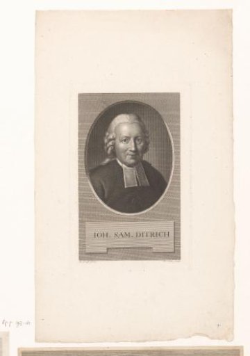Portrait of Johann Samuel Ditrich