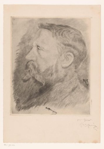 Portrait of Constantin Emile Meunier