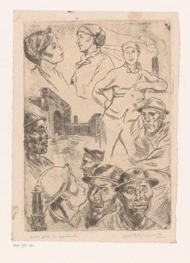 Various mining figures
