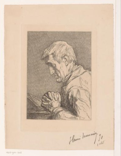 Praying man