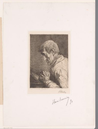Praying man