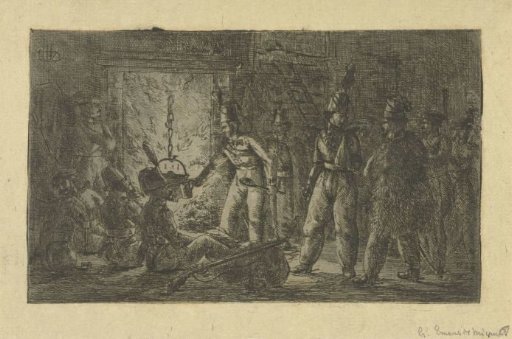 Soldiers by the Fire