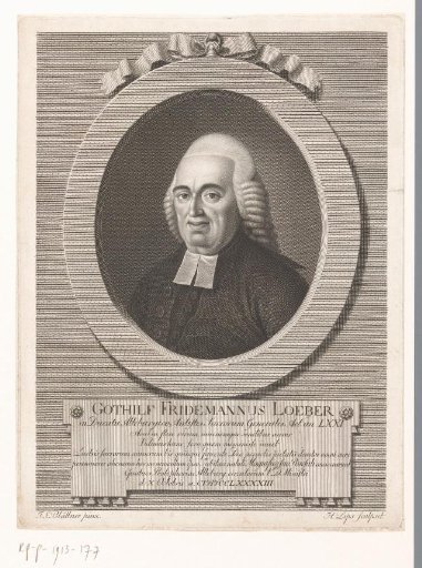 Portrait of Gotthilf Friedemann Loeber