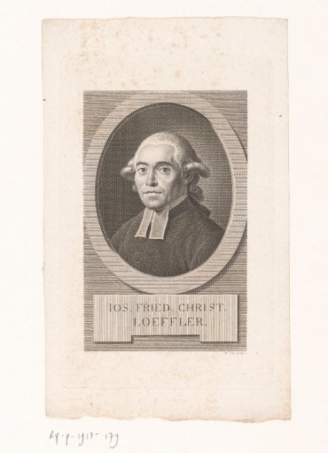 Portrait of Josias Friedrich Christian Löffler